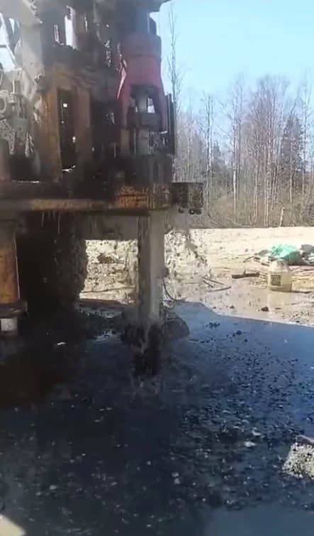 Бурение скважины 18м на Университетской 