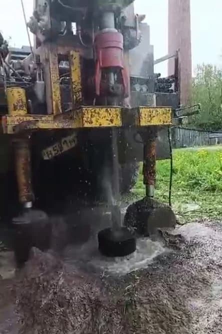 Бурение скважины 40м в Суоярви